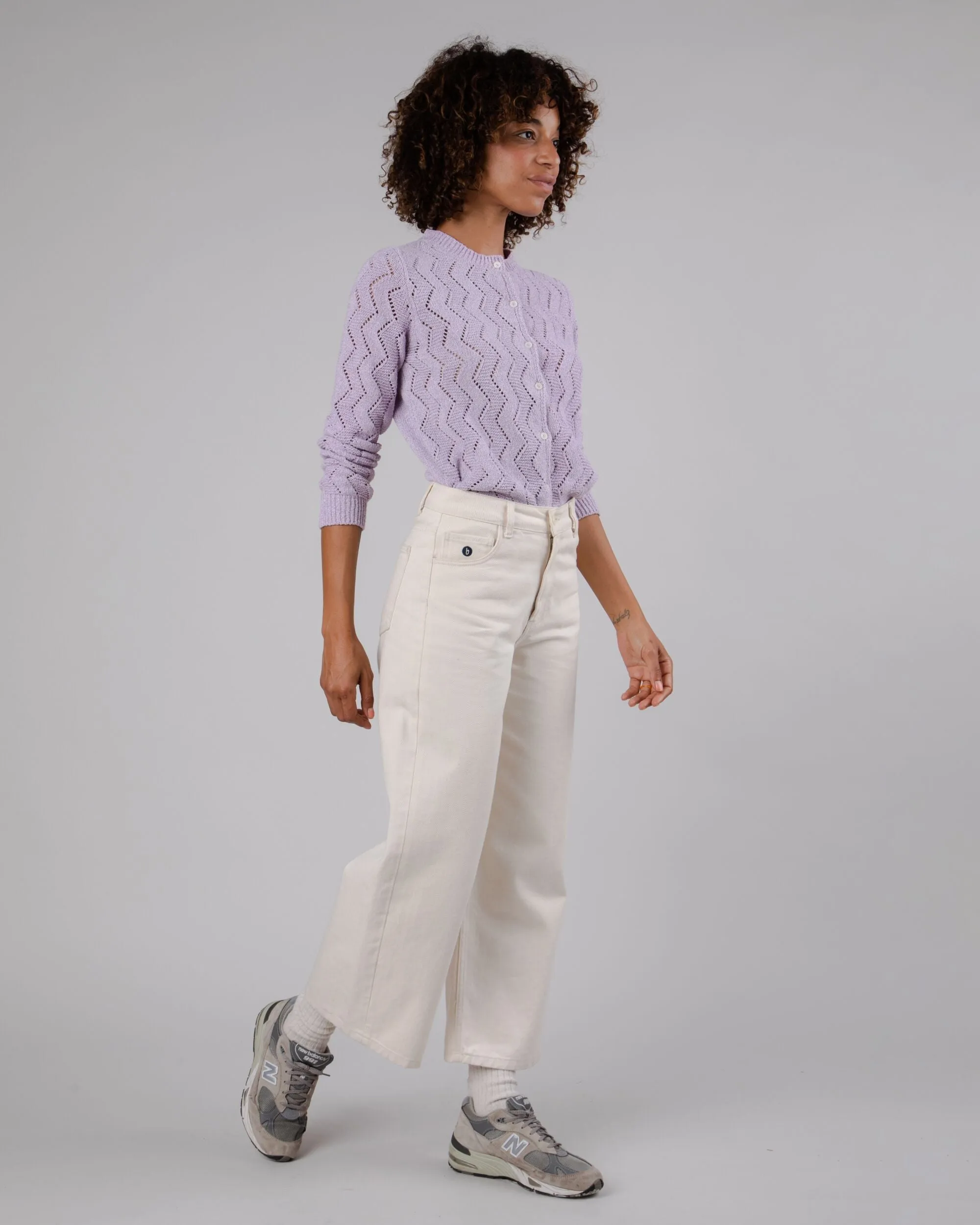 5 Pocket Twill Pants Ecru