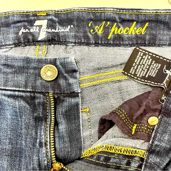 7 For All Mankind “A” Pocket Bootcut Jeans size 26