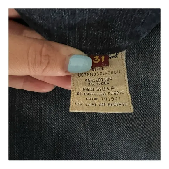 7 for all Mankind Bootcut Jeans Pink  Stitching Womens Size 31