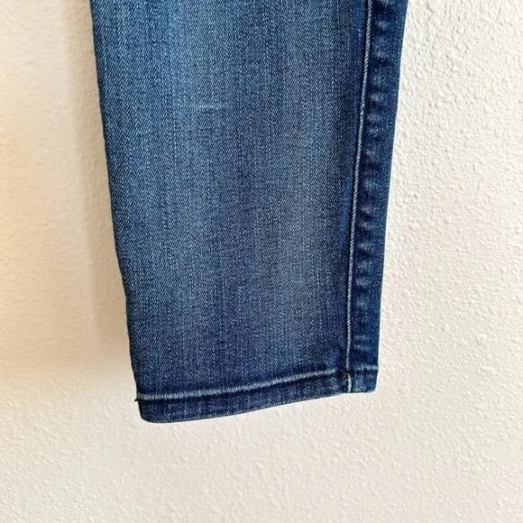 7 For All Mankind Destroyed The Ankle Skinny Jeans