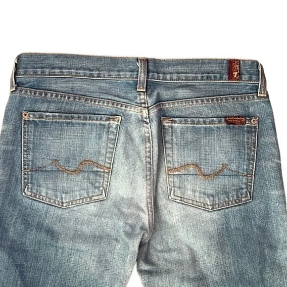 7 For All Mankind Women’s Bootcut Stonewashed Jeans Size 29