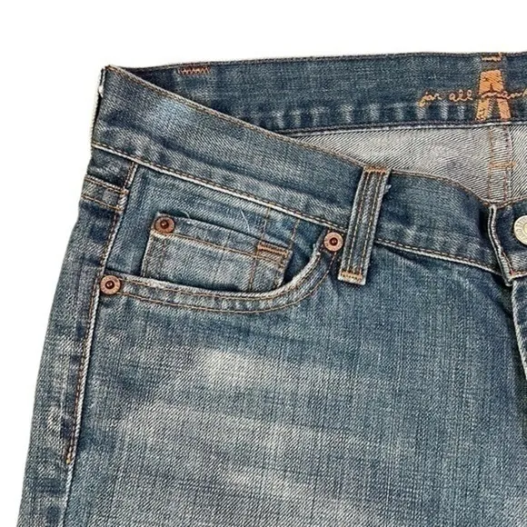 7 For All Mankind Women’s Bootcut Stonewashed Jeans Size 29