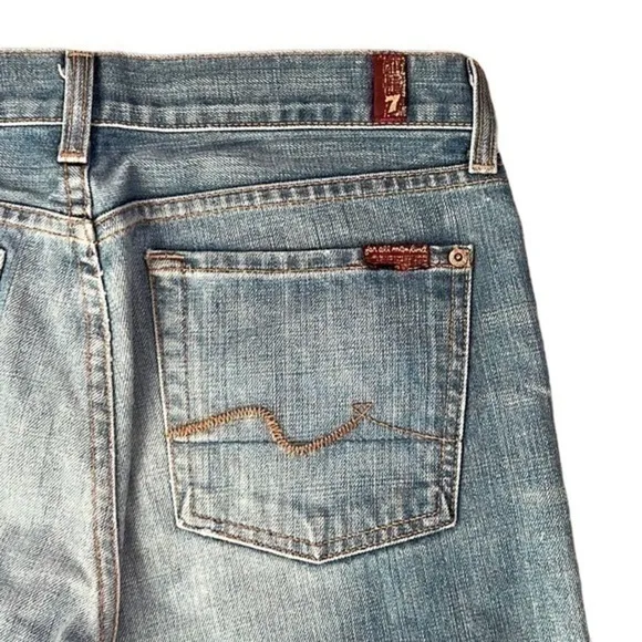 7 For All Mankind Women’s Bootcut Stonewashed Jeans Size 29