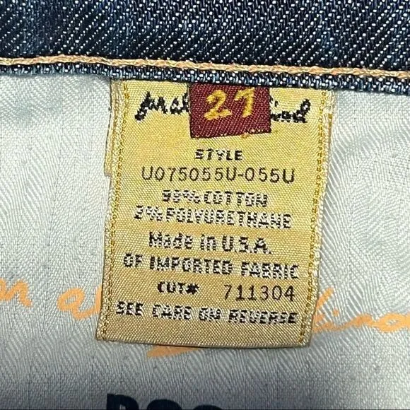 7 For All Mankind Bootcut Low Rise Denim Jeans 27