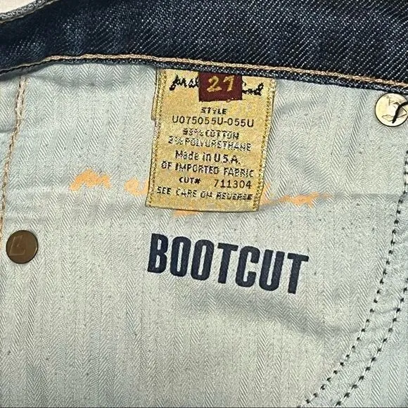 7 For All Mankind Bootcut Low Rise Denim Jeans 27