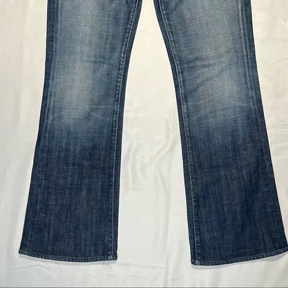 7 For All Mankind Bootcut Low Rise Denim Jeans 27