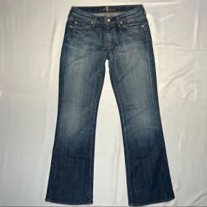 7 For All Mankind Bootcut Low Rise Denim Jeans 27