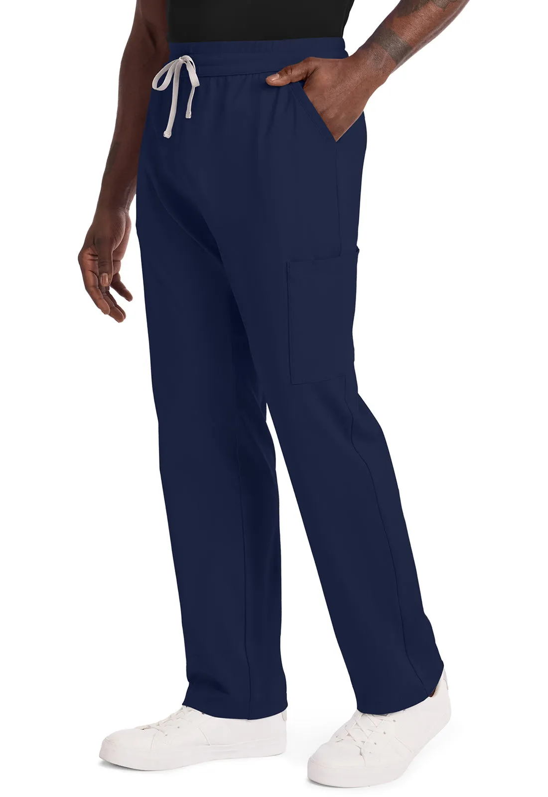 Achieve CK036 Men's 5-Pocket Straight Leg Pants Navy