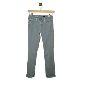 AG Adriano Goldschmied Women’s Ballad Slim Bootcut Jeans in Grey Size 25