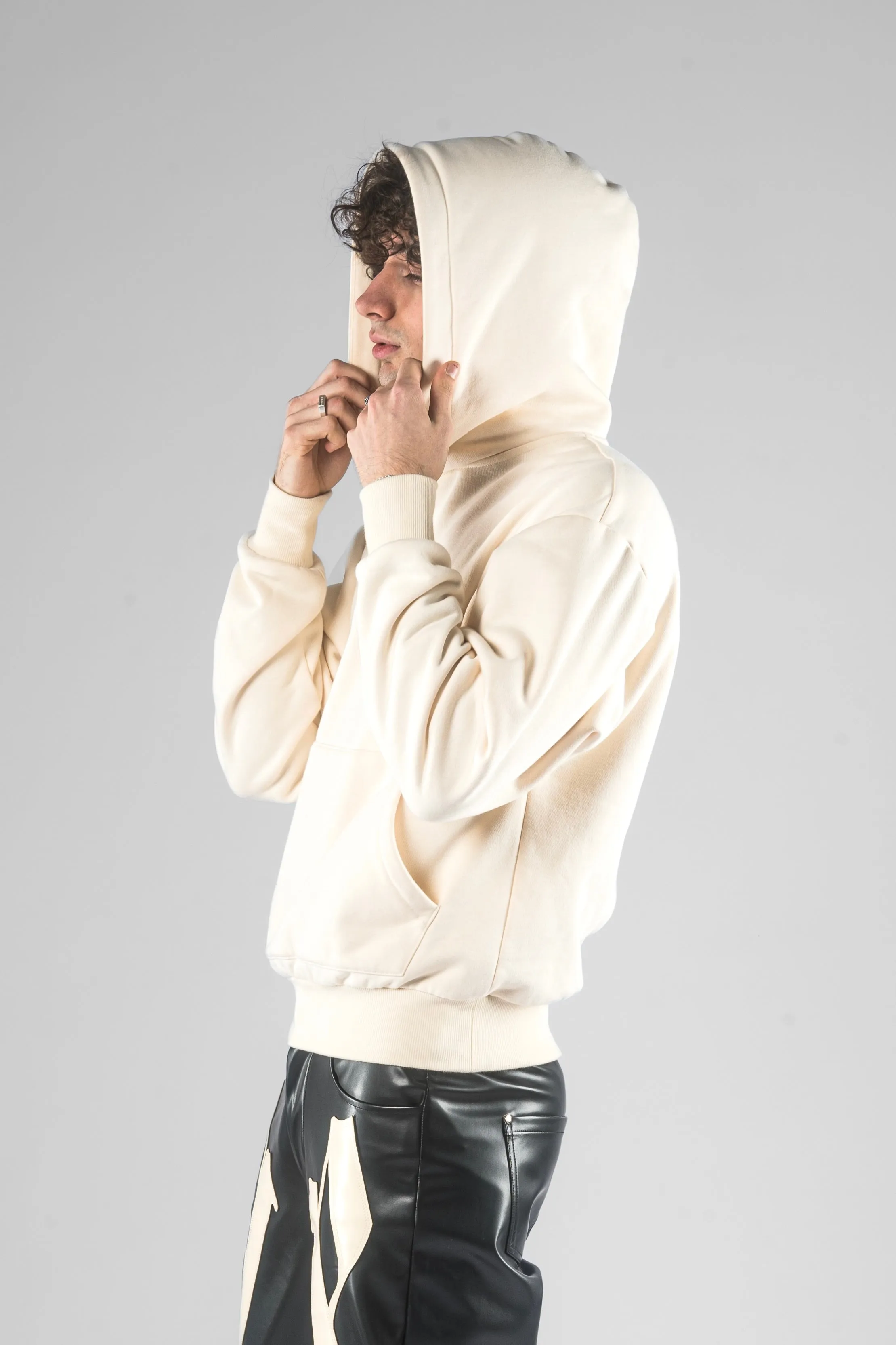 AGAINST NORMAL HOODIE (Off-White)