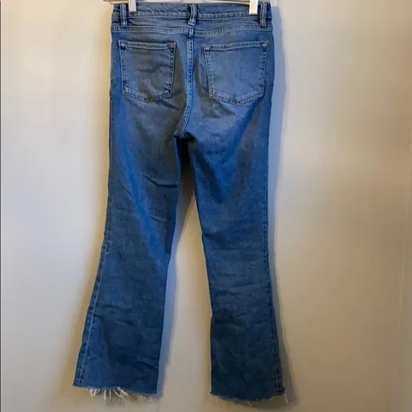 AllSaints Zoe Cropped Bootcut Jeans SZ 27