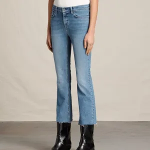 AllSaints Zoe Cropped Bootcut Jeans SZ 27