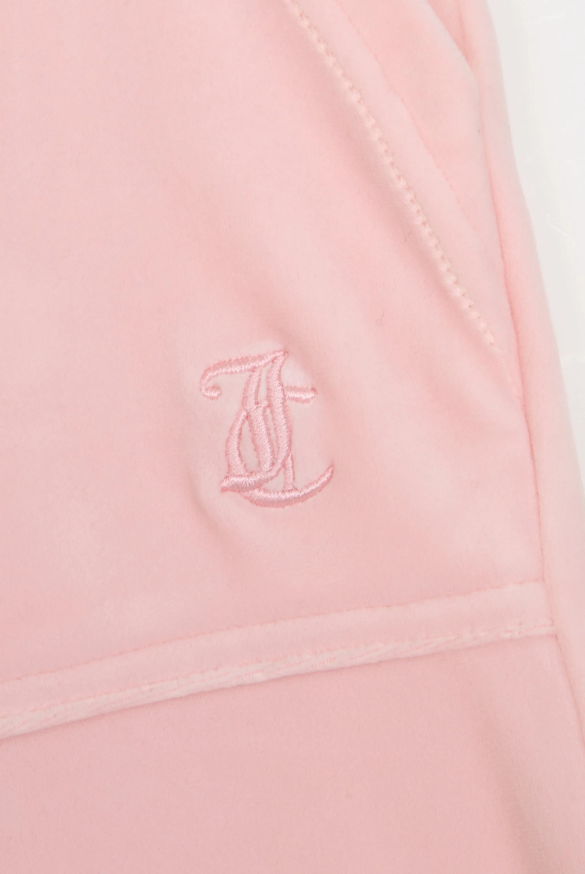 ALMOND BLOSSOM LOW RISE FLARE CLASSIC VELOUR TRACK PANT