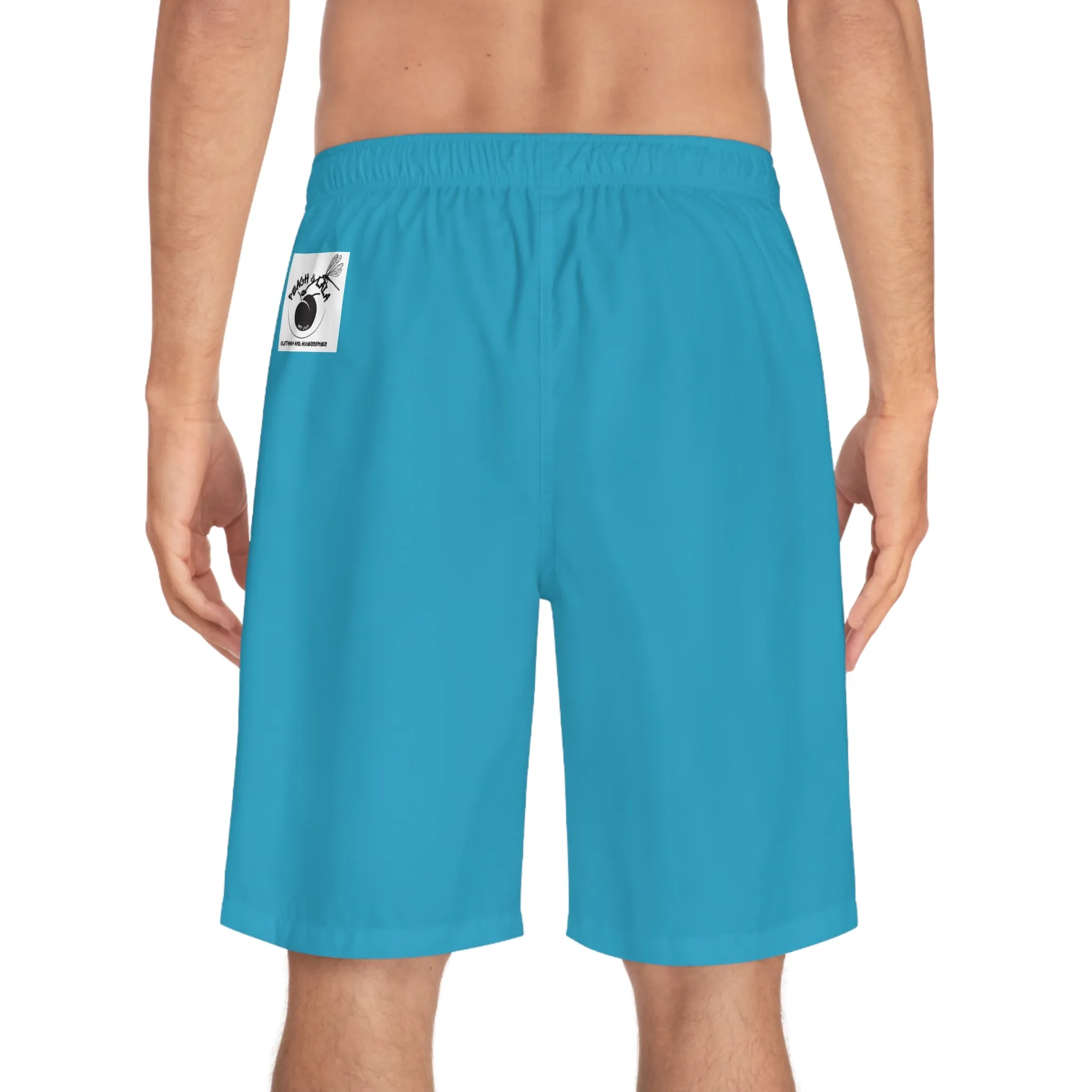 Aloha Vintage Men's Board Shorts - Retro Design for Beach Lovers