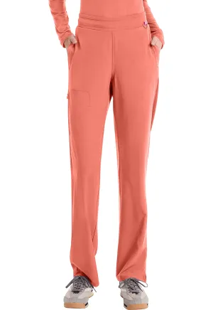 AMP MC103 Women's Straight Leg Pull-On Pants Coral Fusion