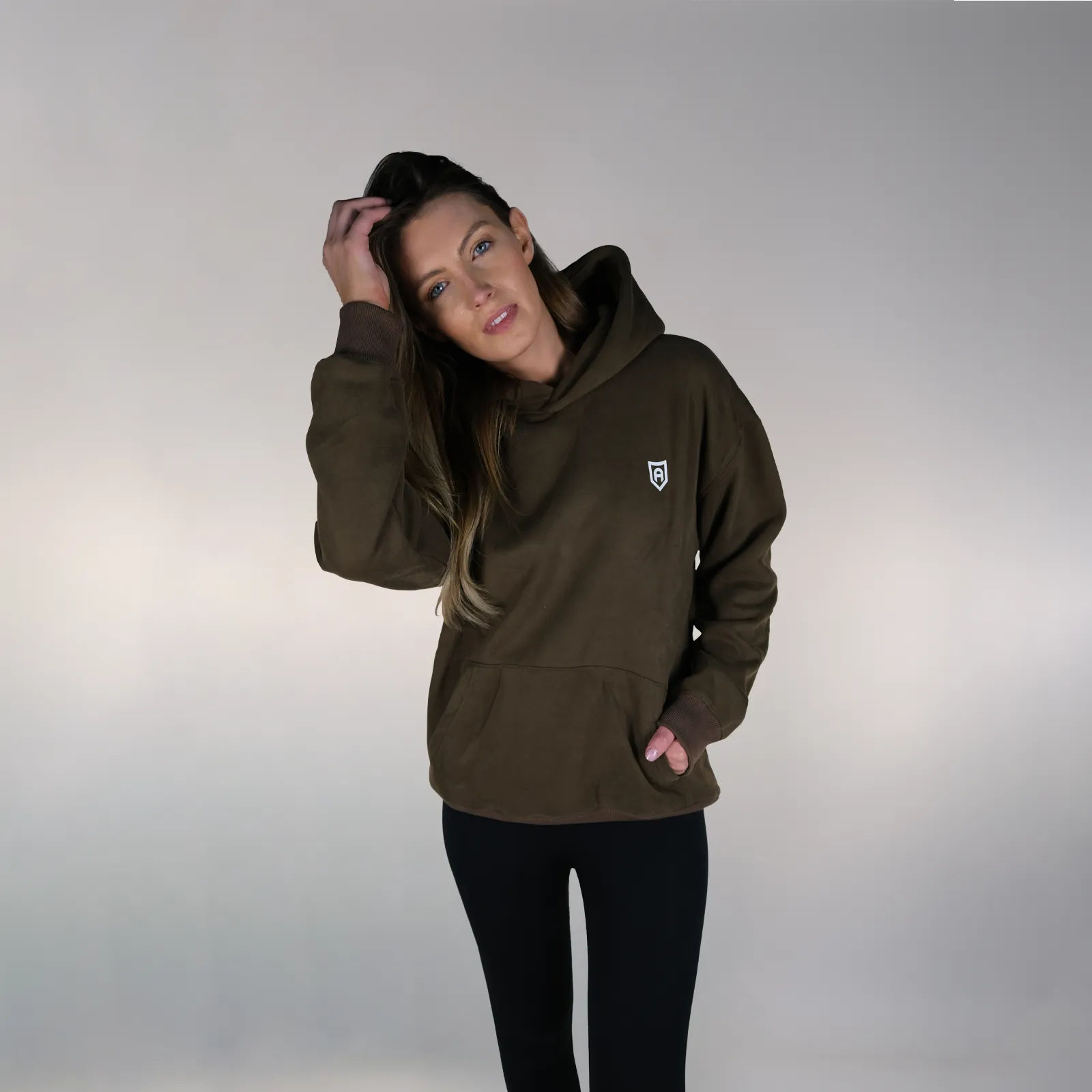 Apollo Unisex Oversized Hoodie - Brown
