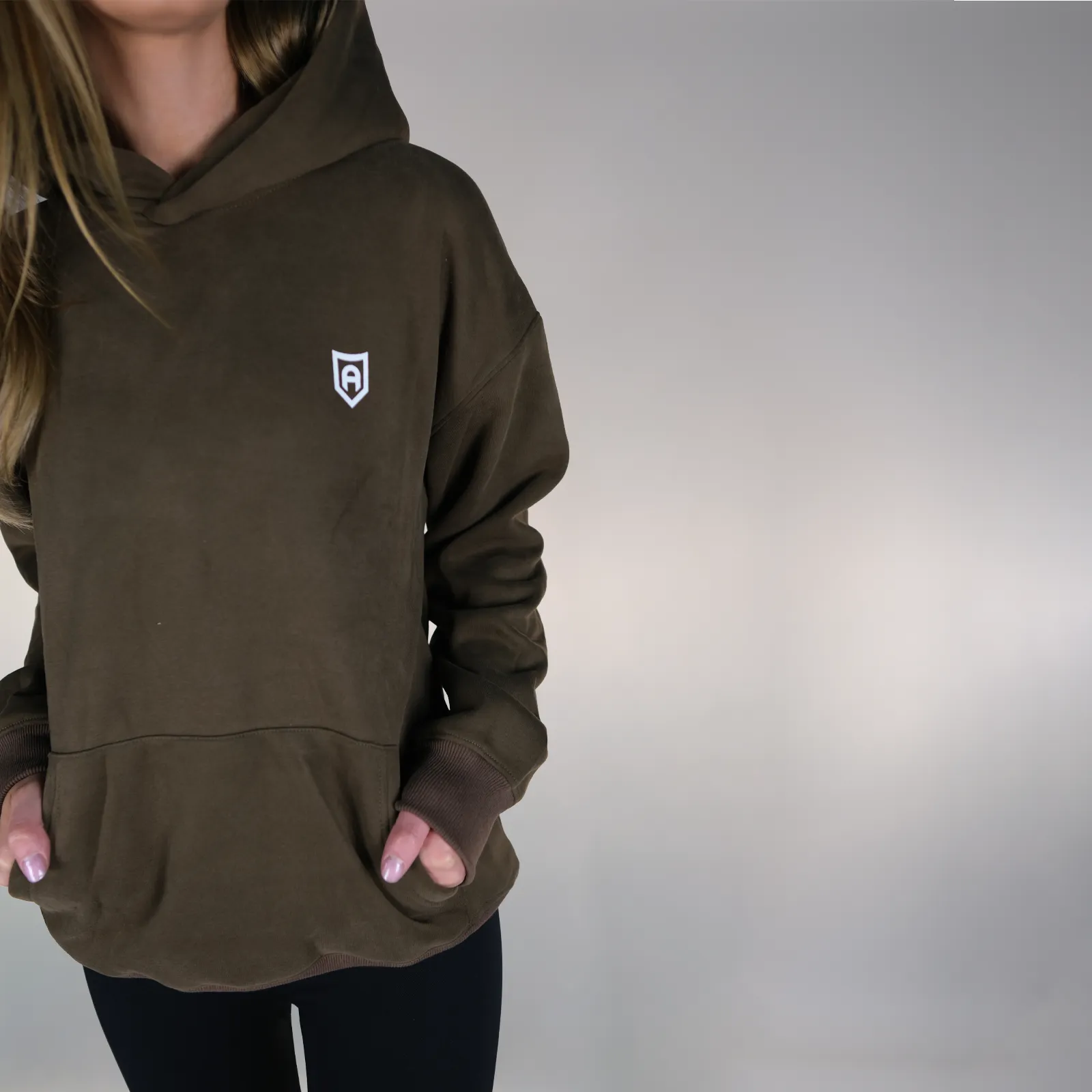 Apollo Unisex Oversized Hoodie - Brown
