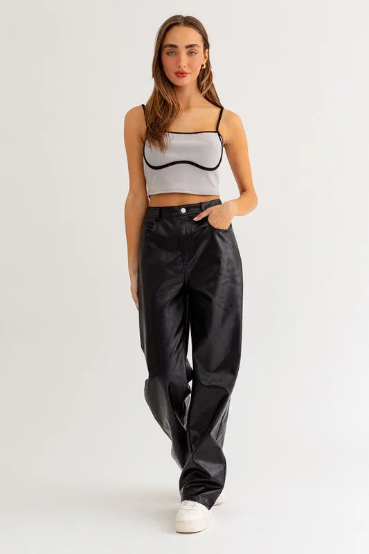 ARIANI LEATHER PANTS