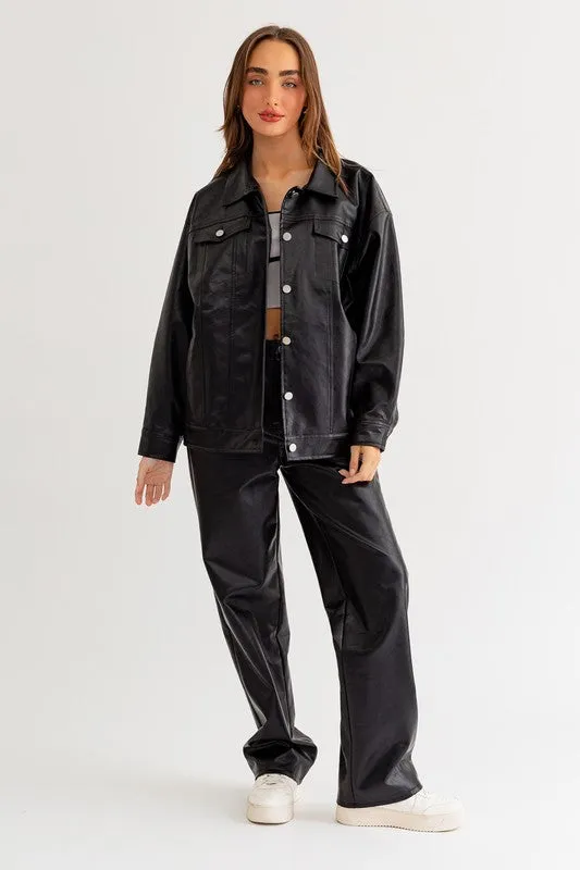 ARIANI LEATHER PANTS
