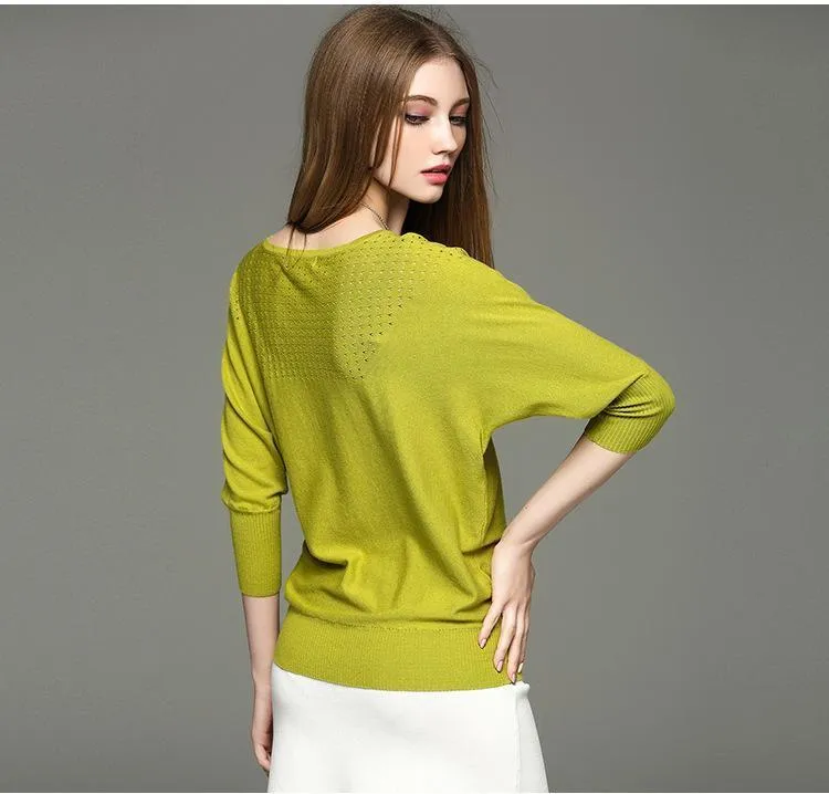 Batwing Knitted Sweater