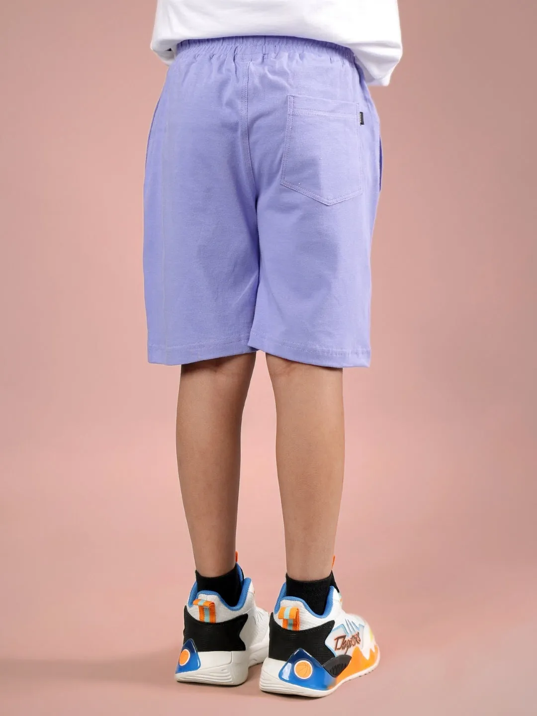 BELIEVE SHORTS FOR BOYS & GIRLS (LAVENDER)
