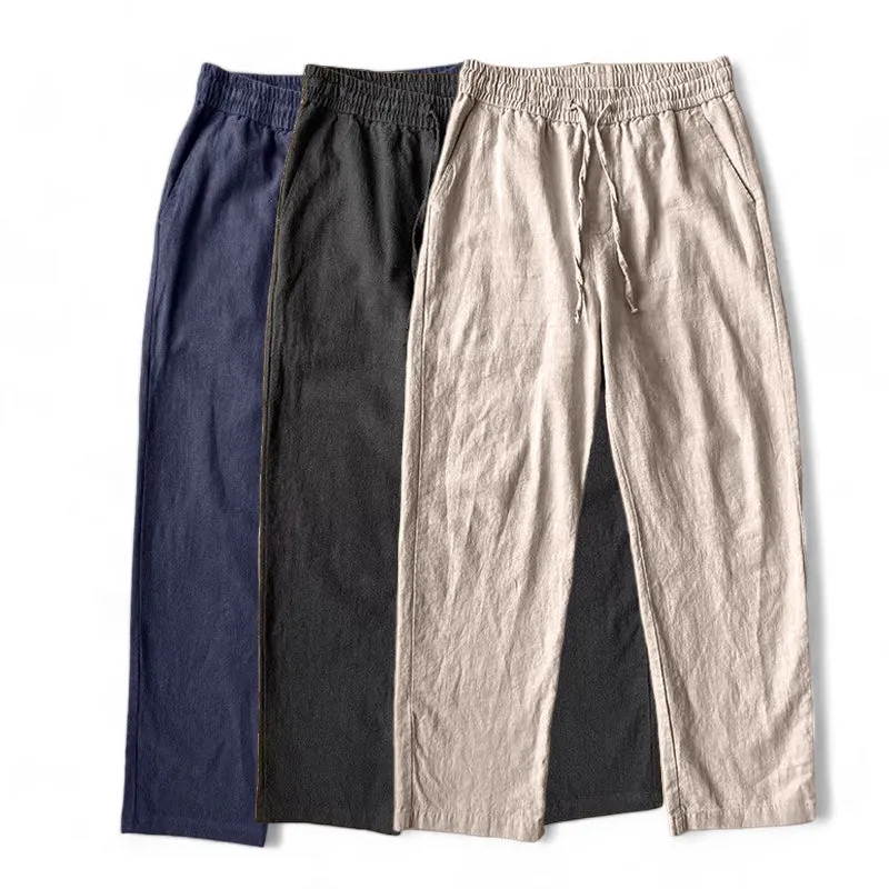 Bellissimo Linen Drawstring Pants