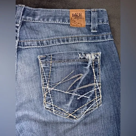 BKE Denim Size 29 Drew Stretch Light Wash Mid Rise Bootcut Jeans