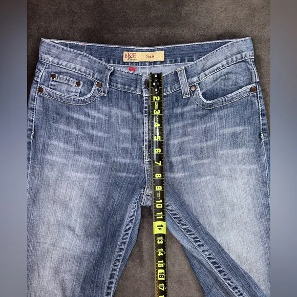 BKE Denim Size 29 Drew Stretch Light Wash Mid Rise Bootcut Jeans