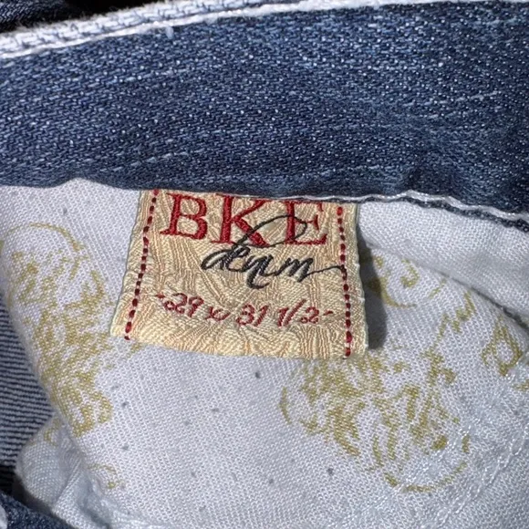 BKE Denim Size 29 Drew Stretch Light Wash Mid Rise Bootcut Jeans