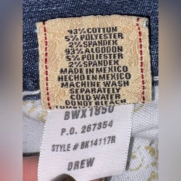 BKE Denim Size 29 Drew Stretch Light Wash Mid Rise Bootcut Jeans