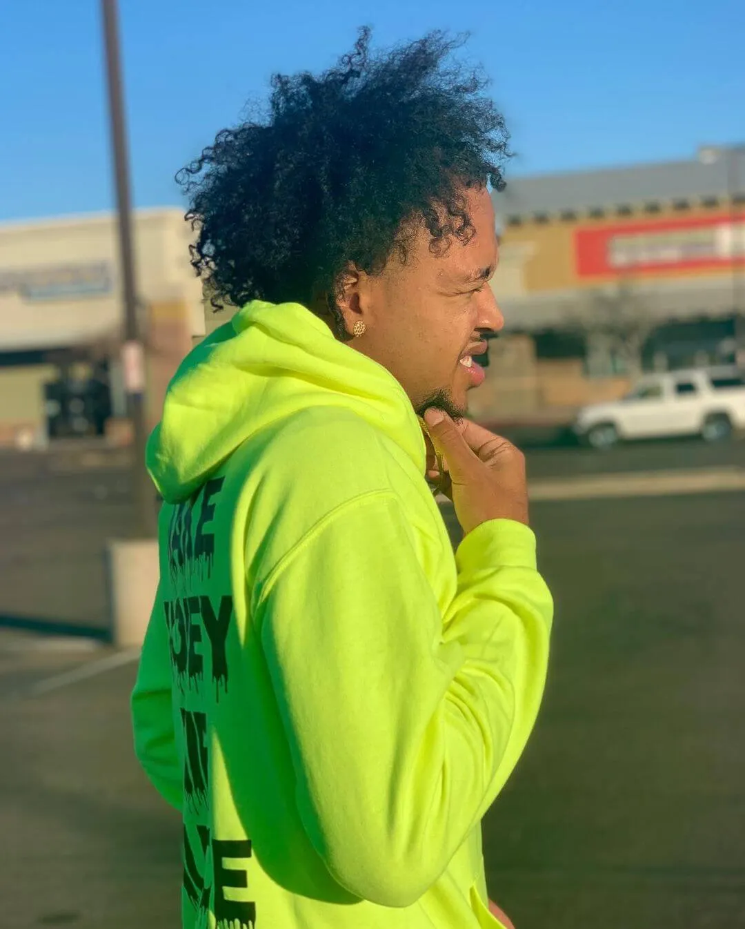 Black Make Money Drip Sauce | Neon Yellow Hoodie