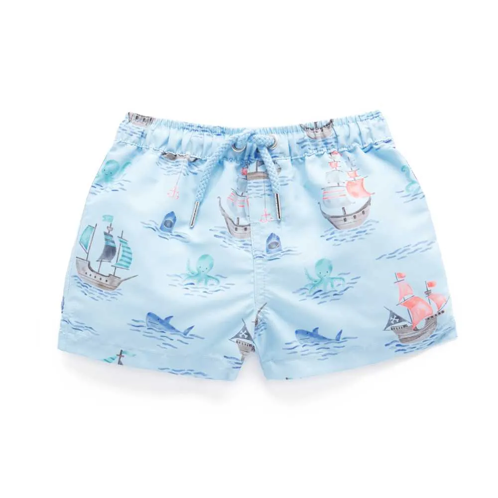 Board Shorts Printet - Badehose  aus recyceltem Polyester