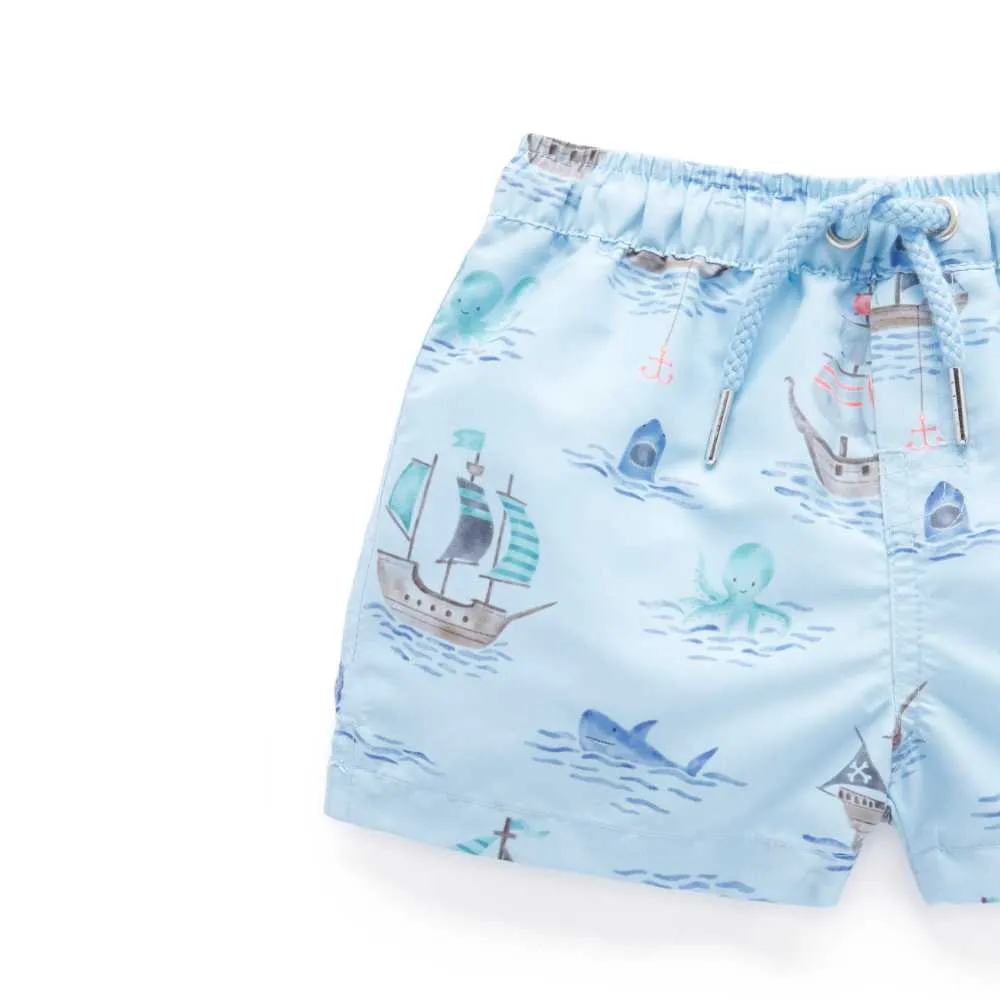 Board Shorts Printet - Badehose  aus recyceltem Polyester