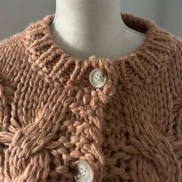 Bohme Chunky Cable Knit Cardigan