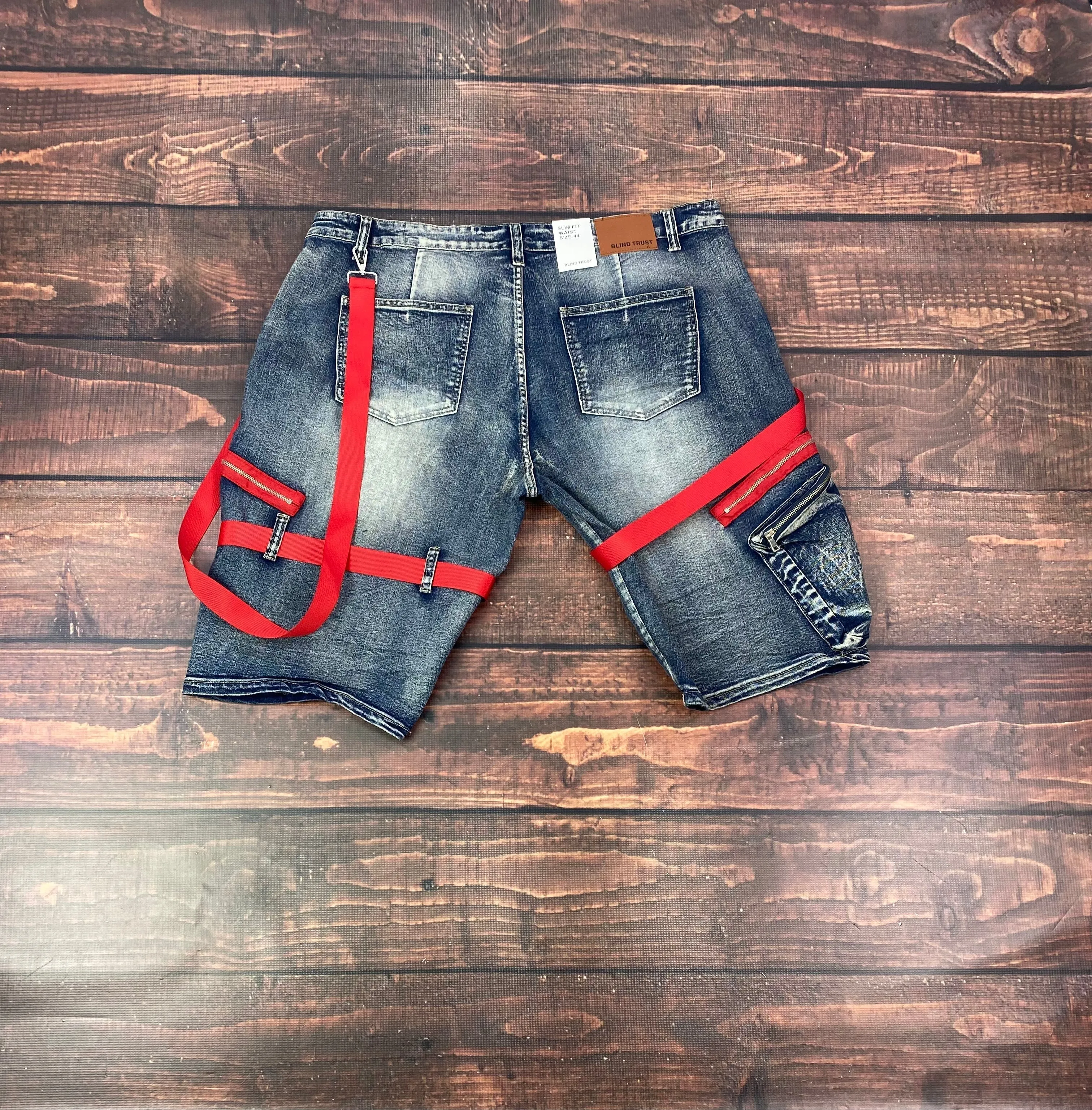 BT-BTS222271X- B&T Strap Cargo Shorts