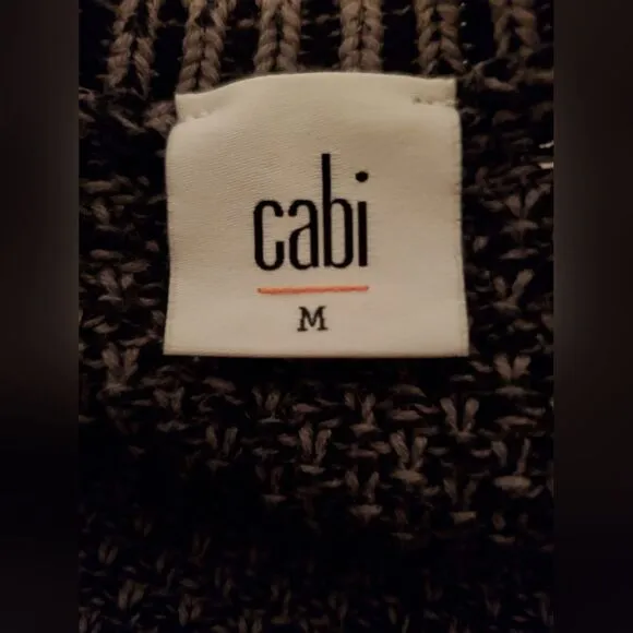 CAbi Lara Duster Cardigan Sweater Gray Size Medium
