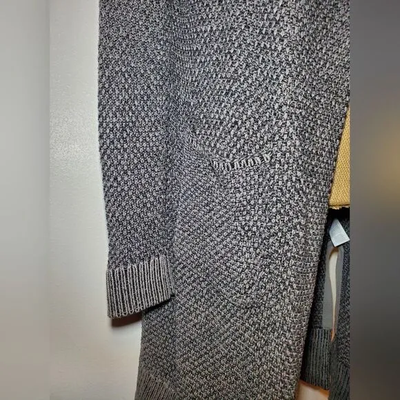 CAbi Lara Duster Cardigan Sweater Gray Size Medium
