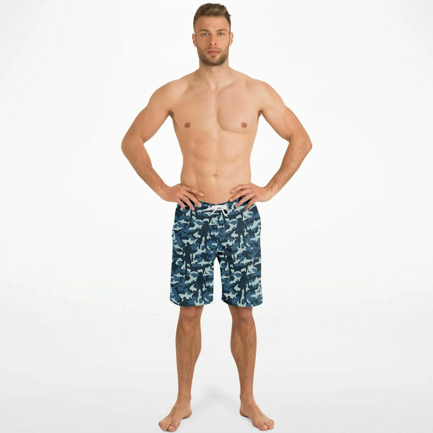 CAMO SCUBA BOARD SHORTS - FREE SHIPPING