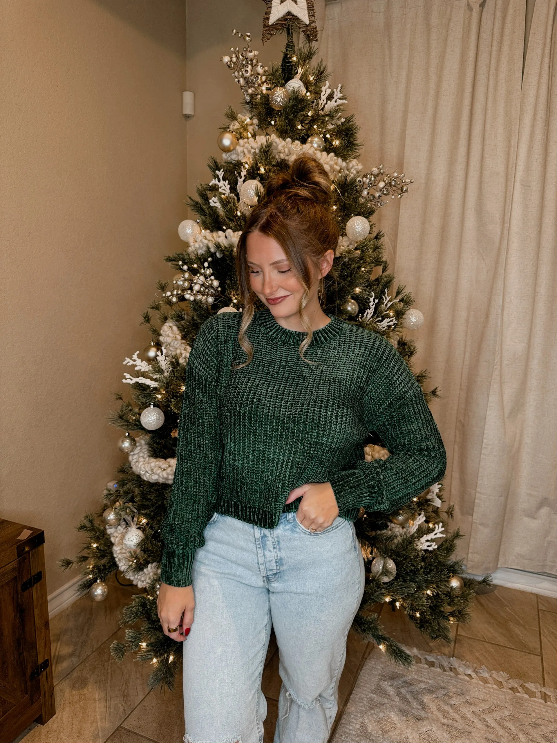 Chenille Knit Sweater - 5 Colors Available