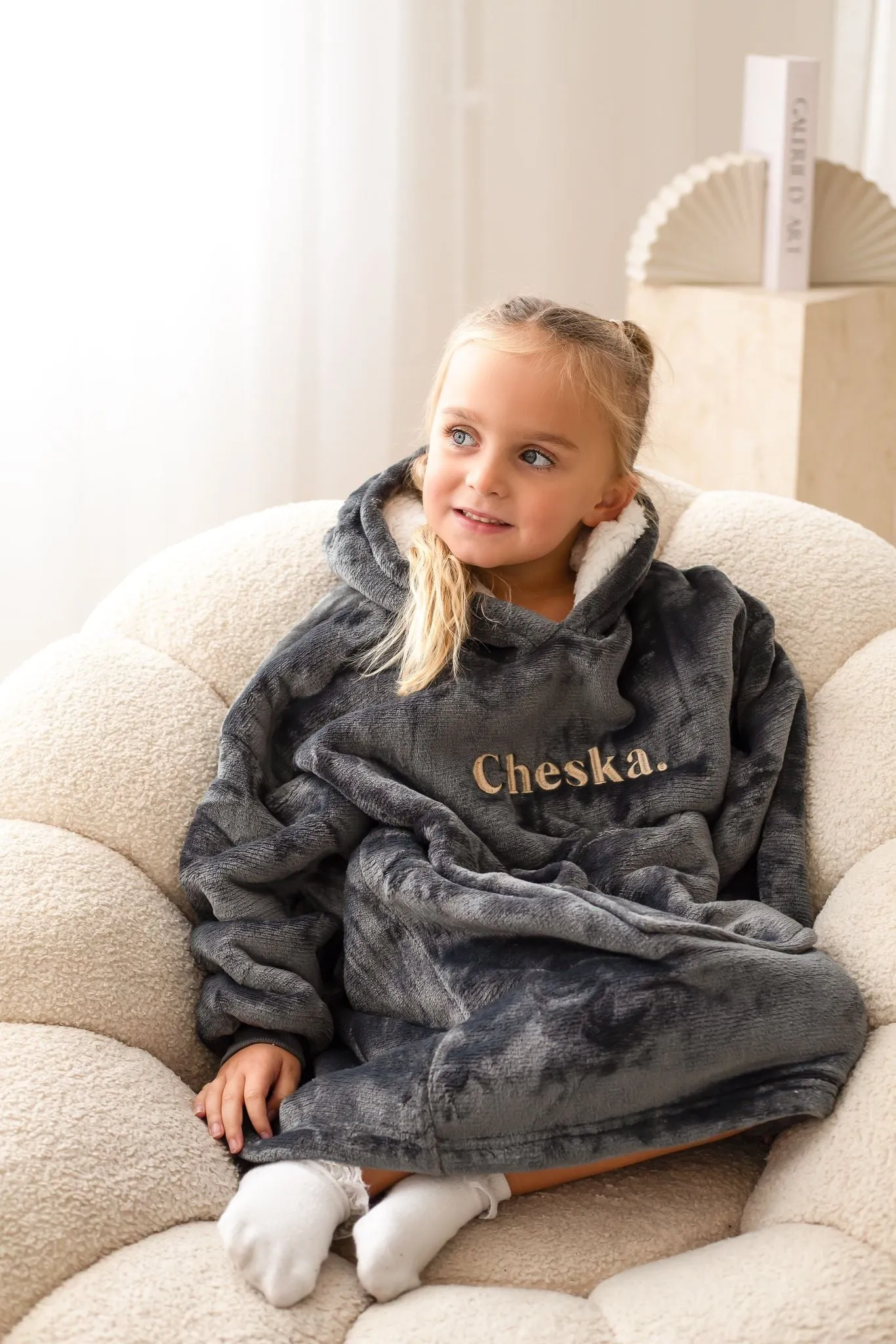 Child Oversized Hooded Blanket