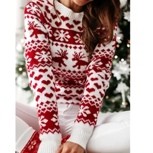Christmas Elk Knitted Sweater