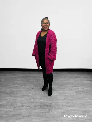 Chunky Lantern Cardigan