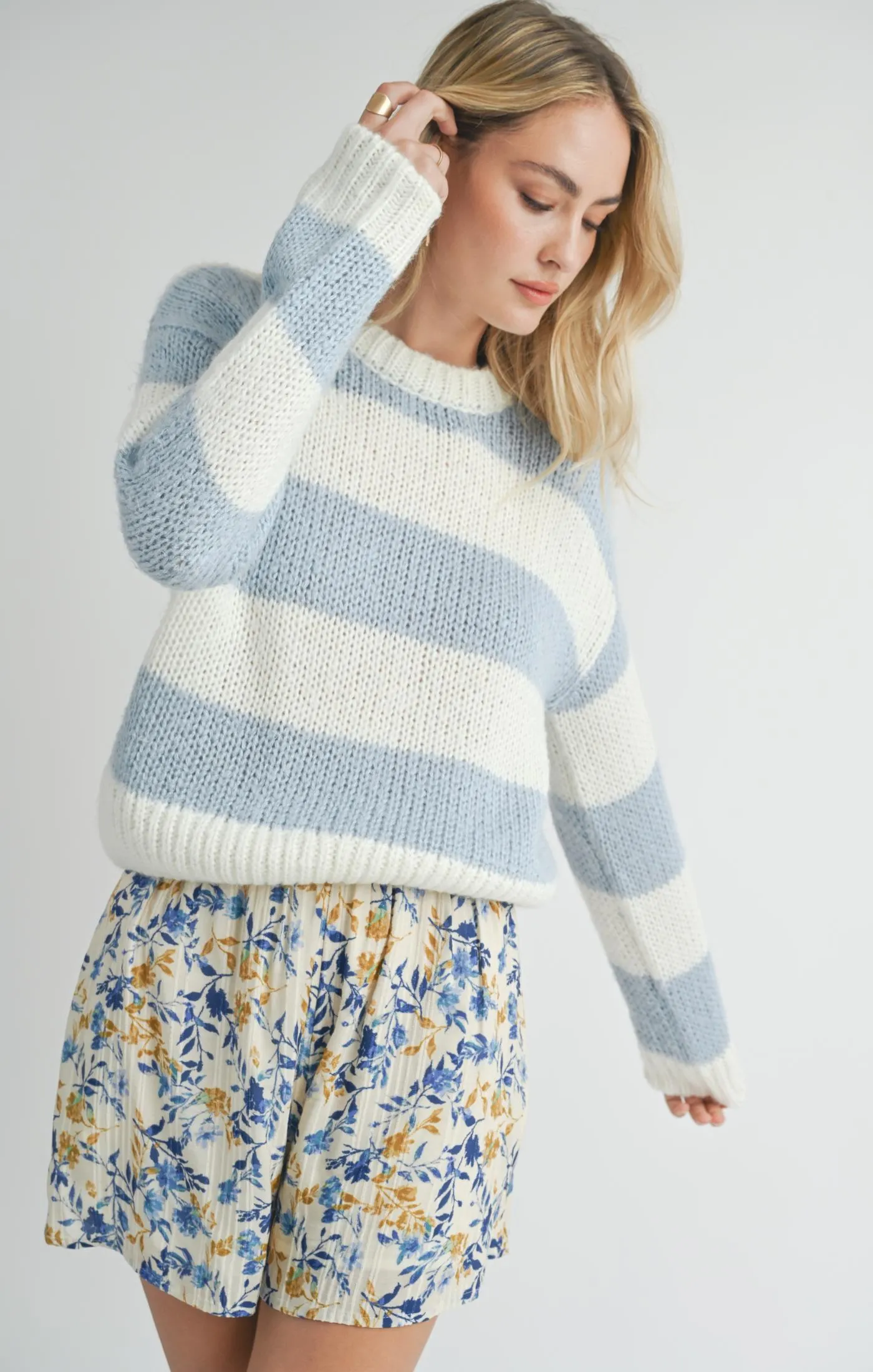 CLARA CHUNKY STRIPE SWEATER