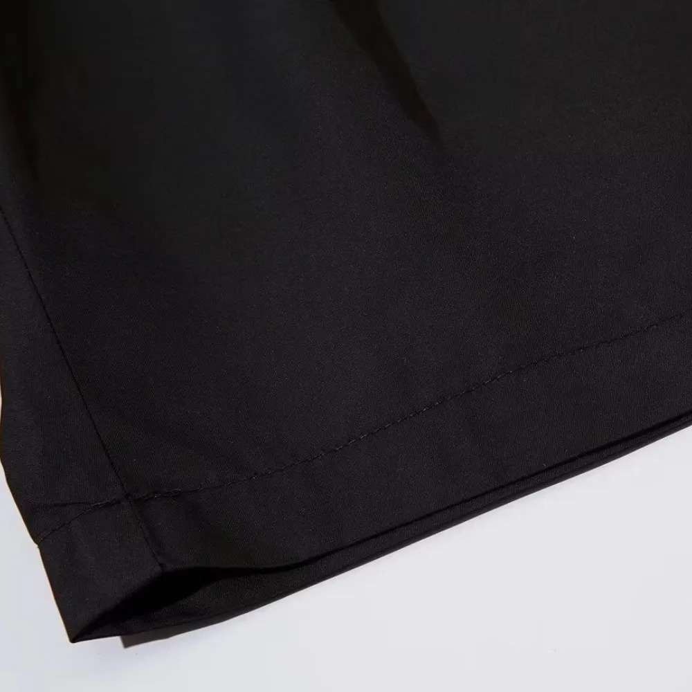 Classic Solid Zipper Cargo Shorts