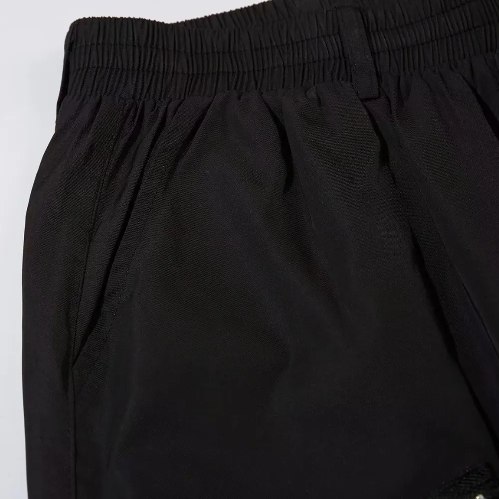 Classic Solid Zipper Cargo Shorts