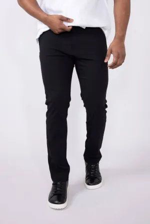 Copper & Oak Faille Utility Pants for Men in Black | W5S800-004-BLK