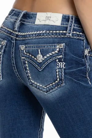 Cora Stitched Bootcut Jeans