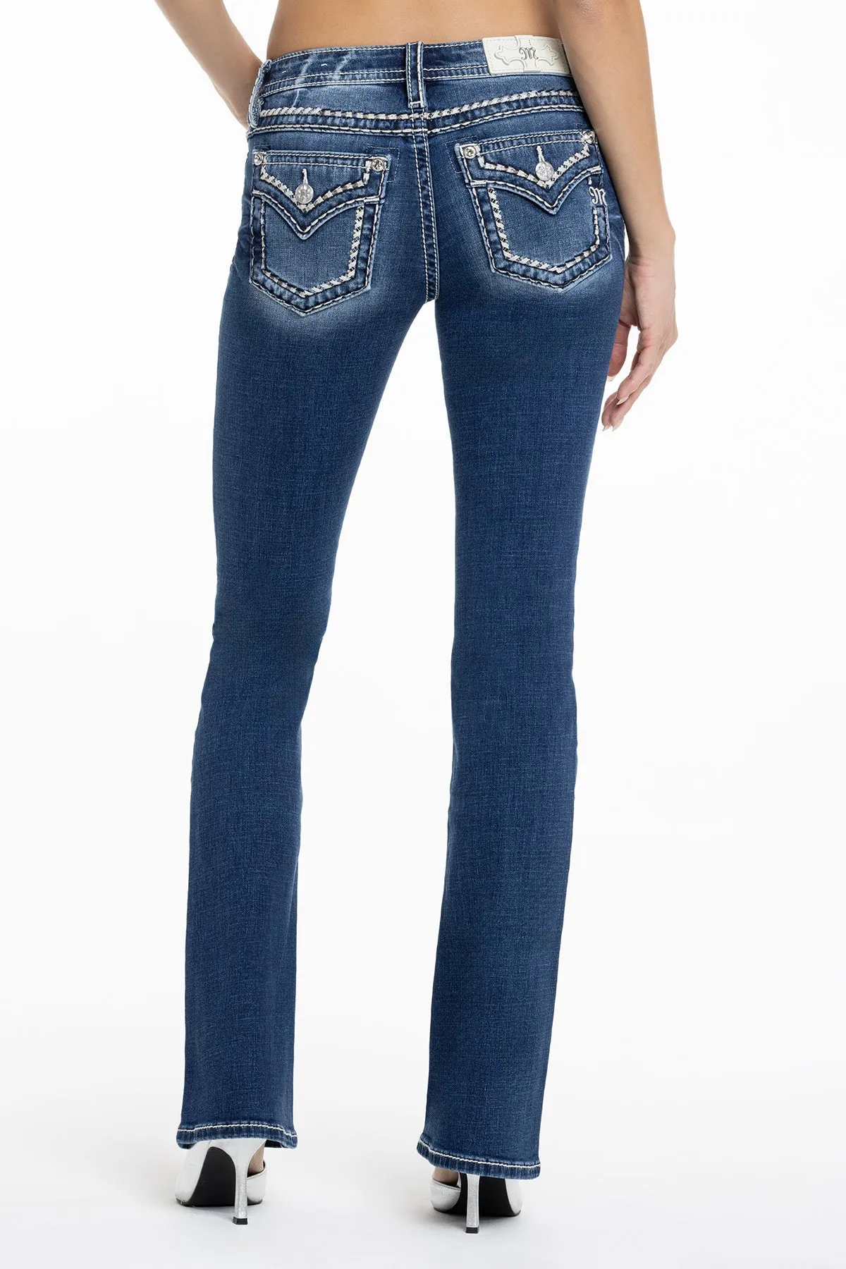 Cora Stitched Bootcut Jeans