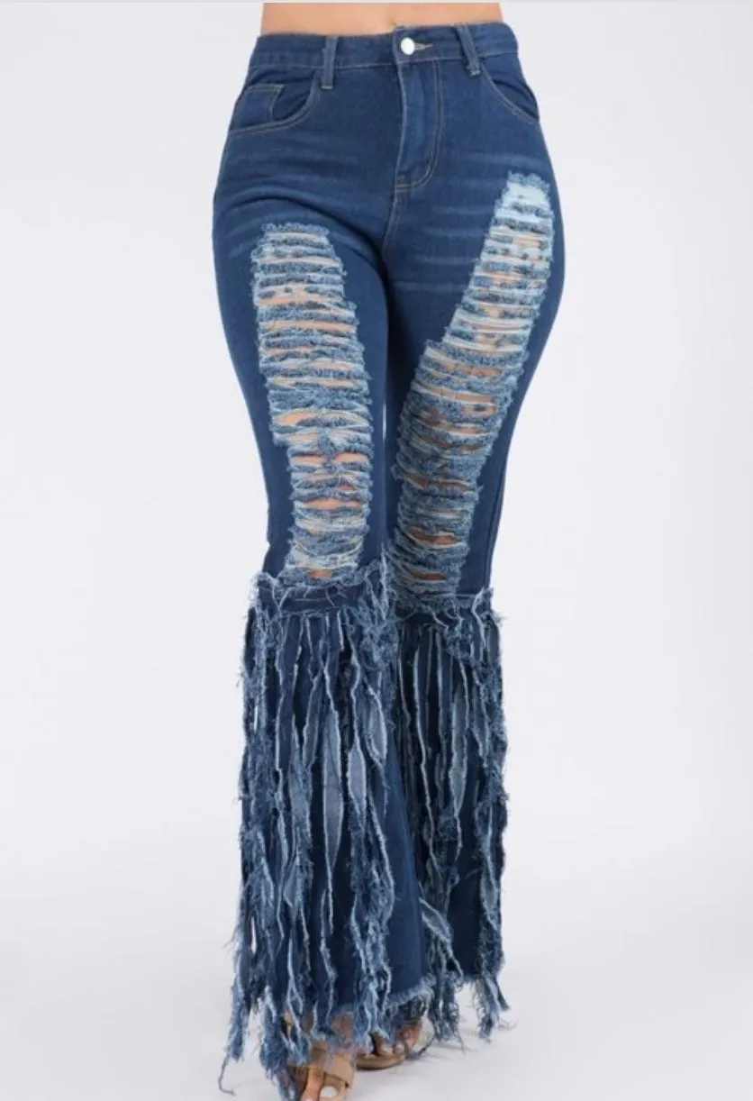 Crazy Ripped Denim