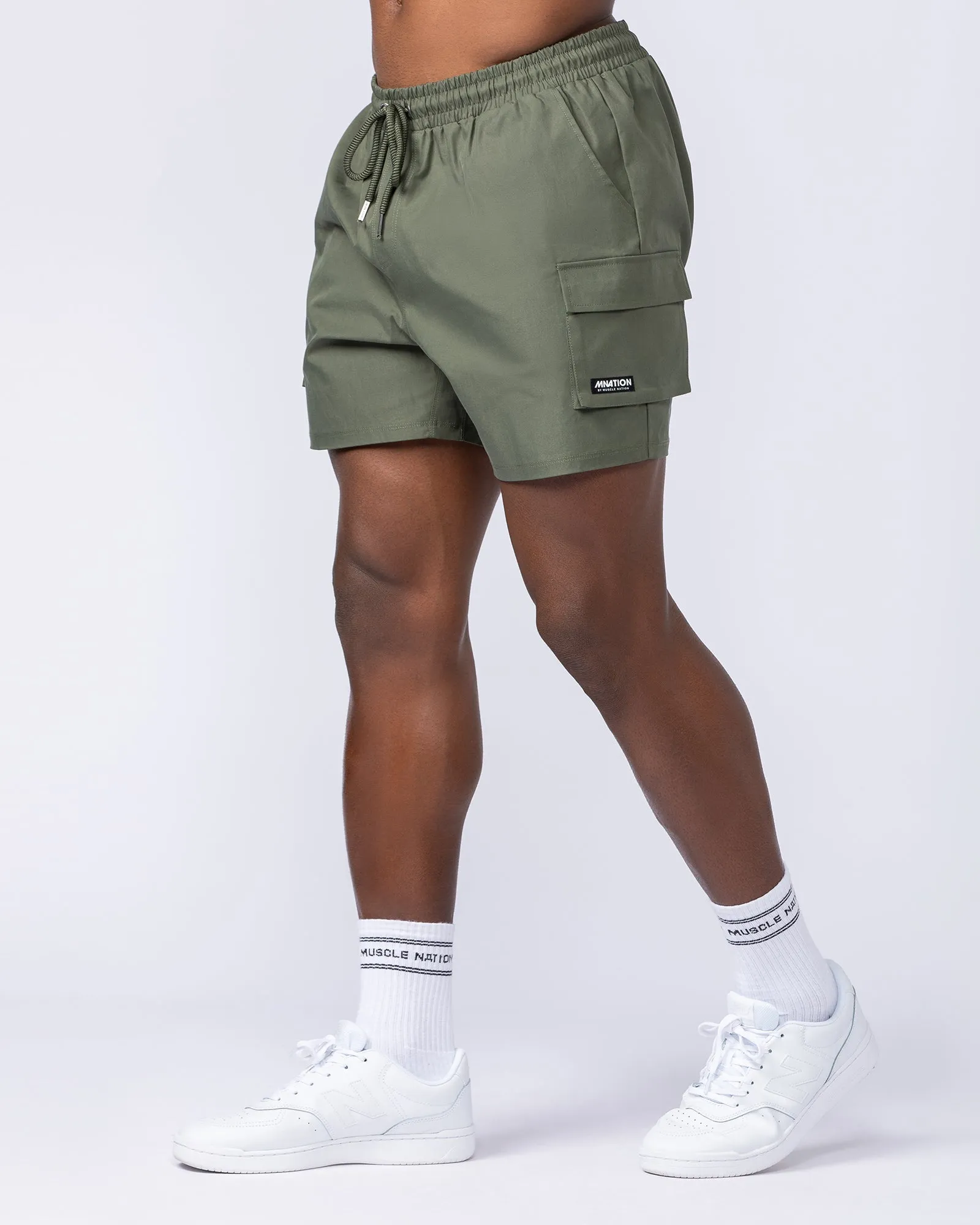 Daily Cargo 5" Shorts - Dark Khaki